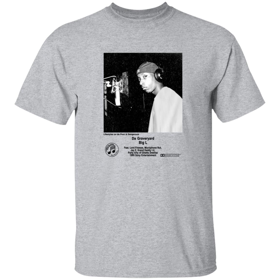 Teesfromthehardside Merch Da Graveyard Big L Shirt Teesfromthehardside Merch Da Graveyard Big L Shirt