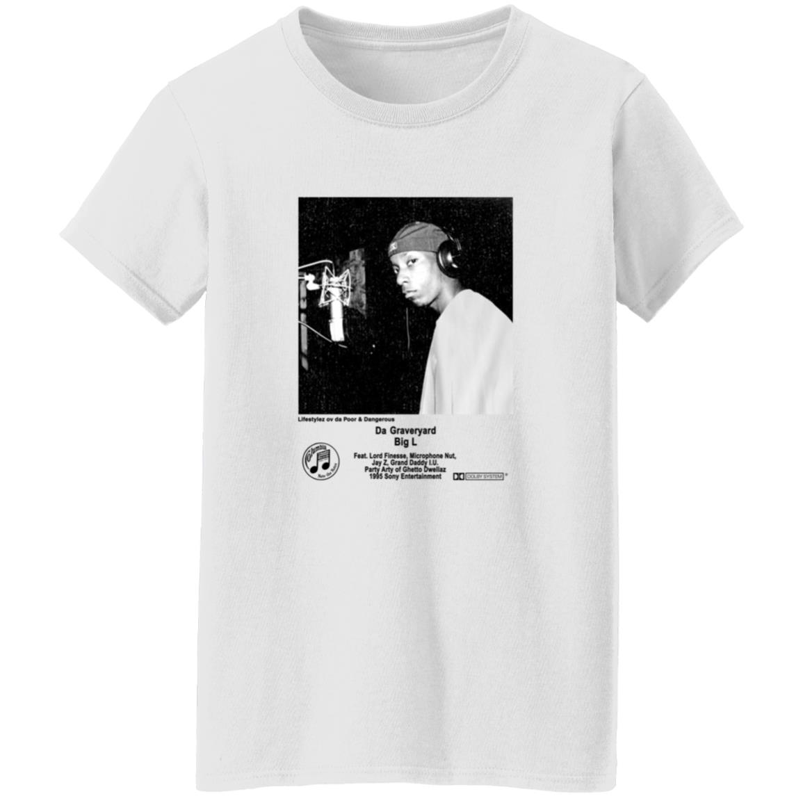 Teesfromthehardside Merch Da Graveyard Big L Shirt Teesfromthehardside Merch Da Graveyard Big L Shirt