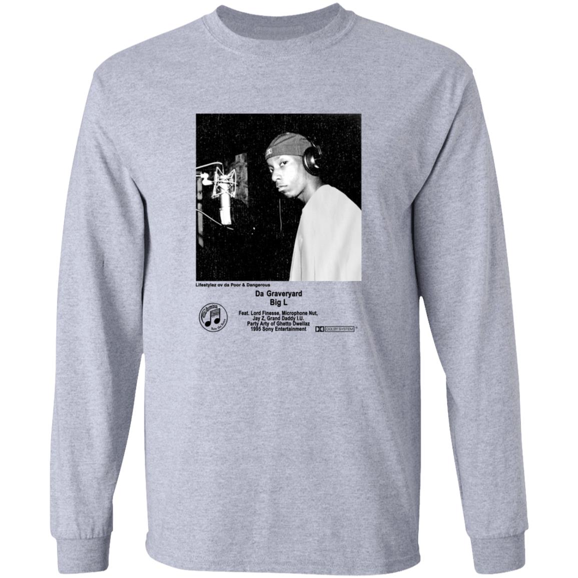 Teesfromthehardside Merch Da Graveyard Big L Shirt Teesfromthehardside Merch Da Graveyard Big L Shirt