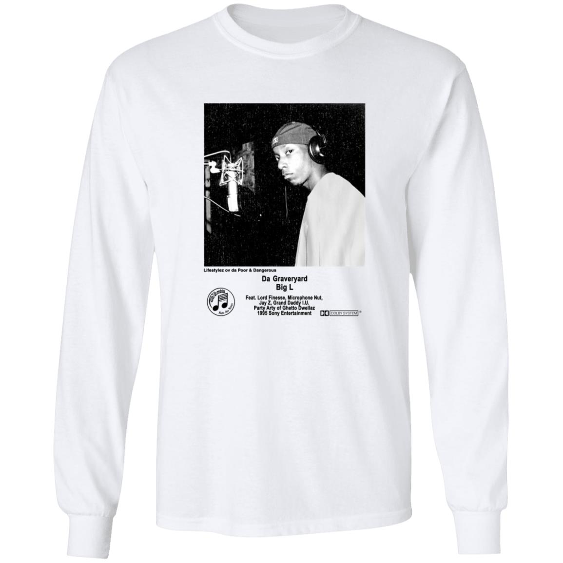 Teesfromthehardside Merch Da Graveyard Big L Shirt Teesfromthehardside Merch Da Graveyard Big L Shirt