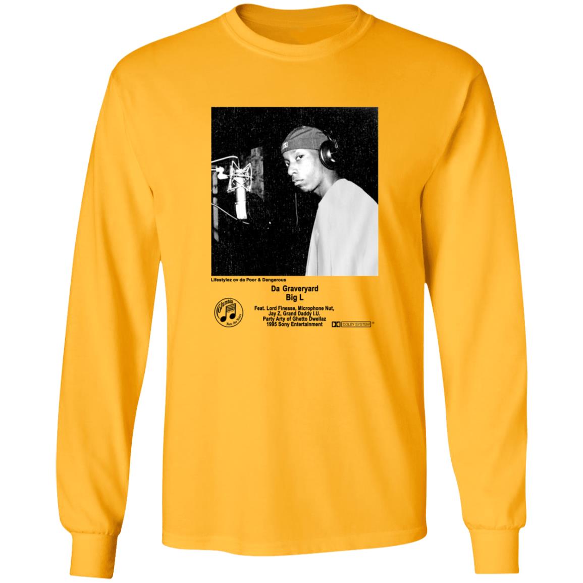 Teesfromthehardside Merch Da Graveyard Big L Shirt Teesfromthehardside Merch Da Graveyard Big L Shirt