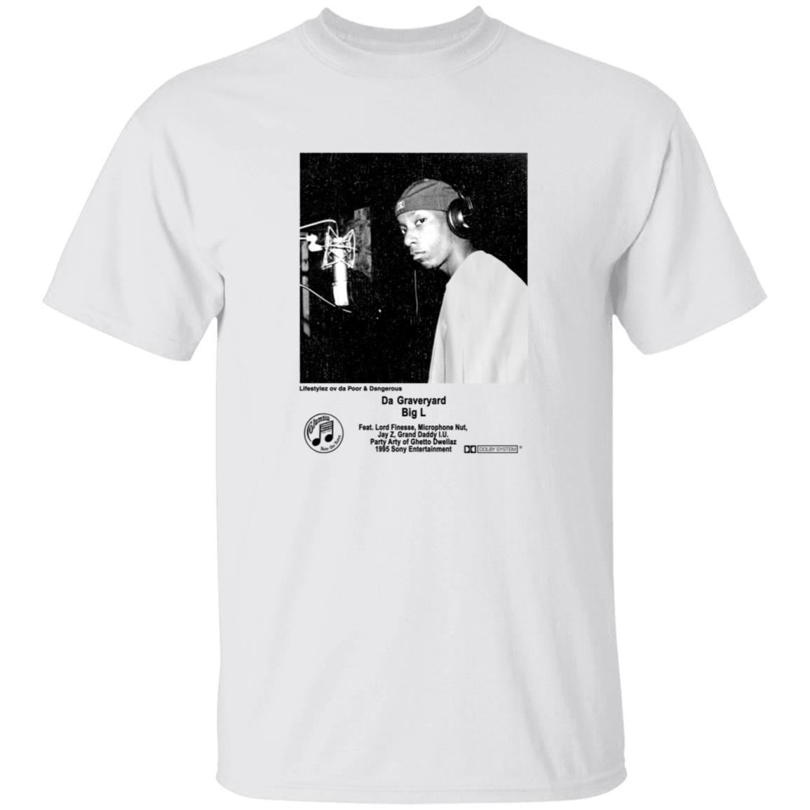 Teesfromthehardside Merch Da Graveyard Big L Shirt Teesfromthehardside Merch Da Graveyard Big L Shirt